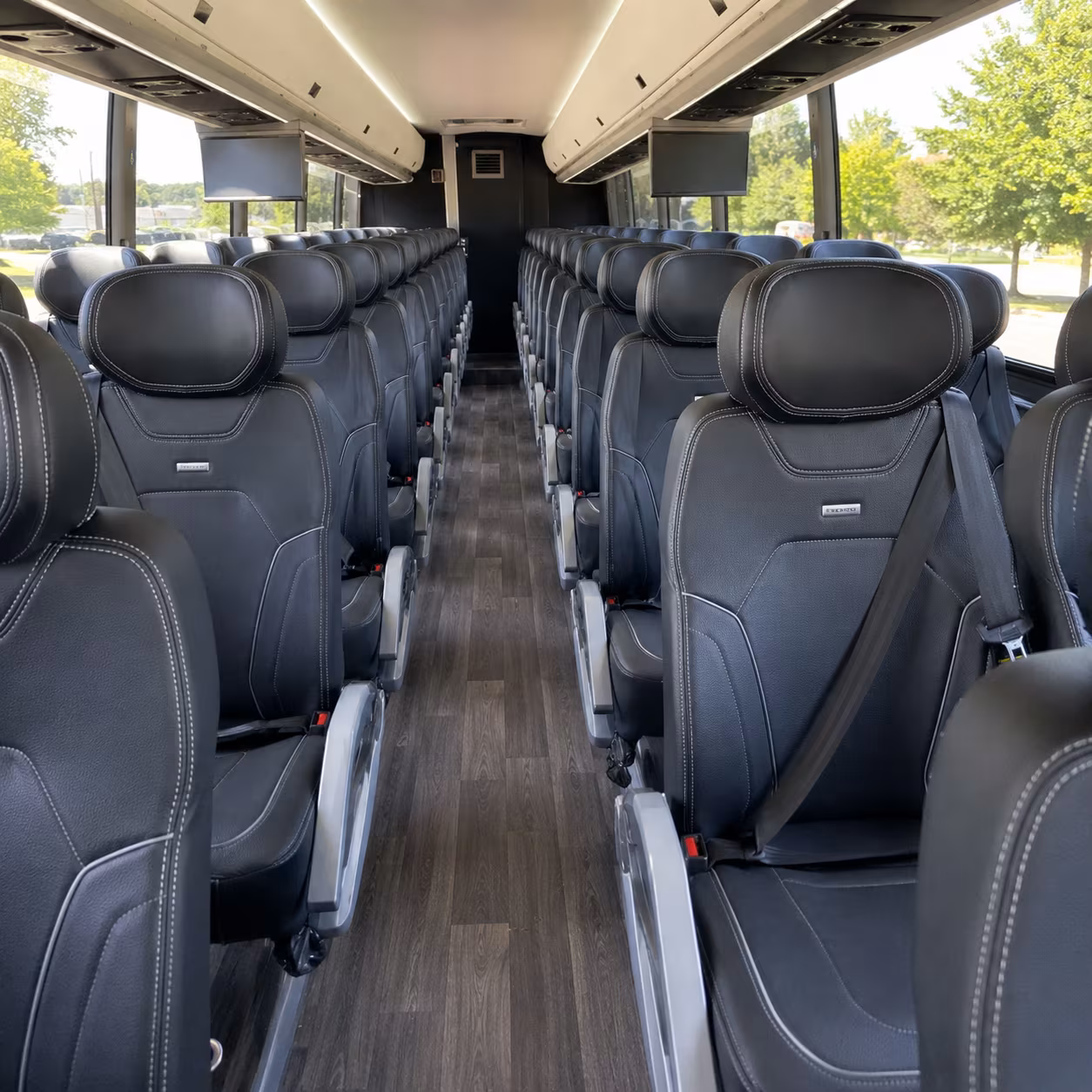 charter bus shuttles between march arb and riverside lodging facilities