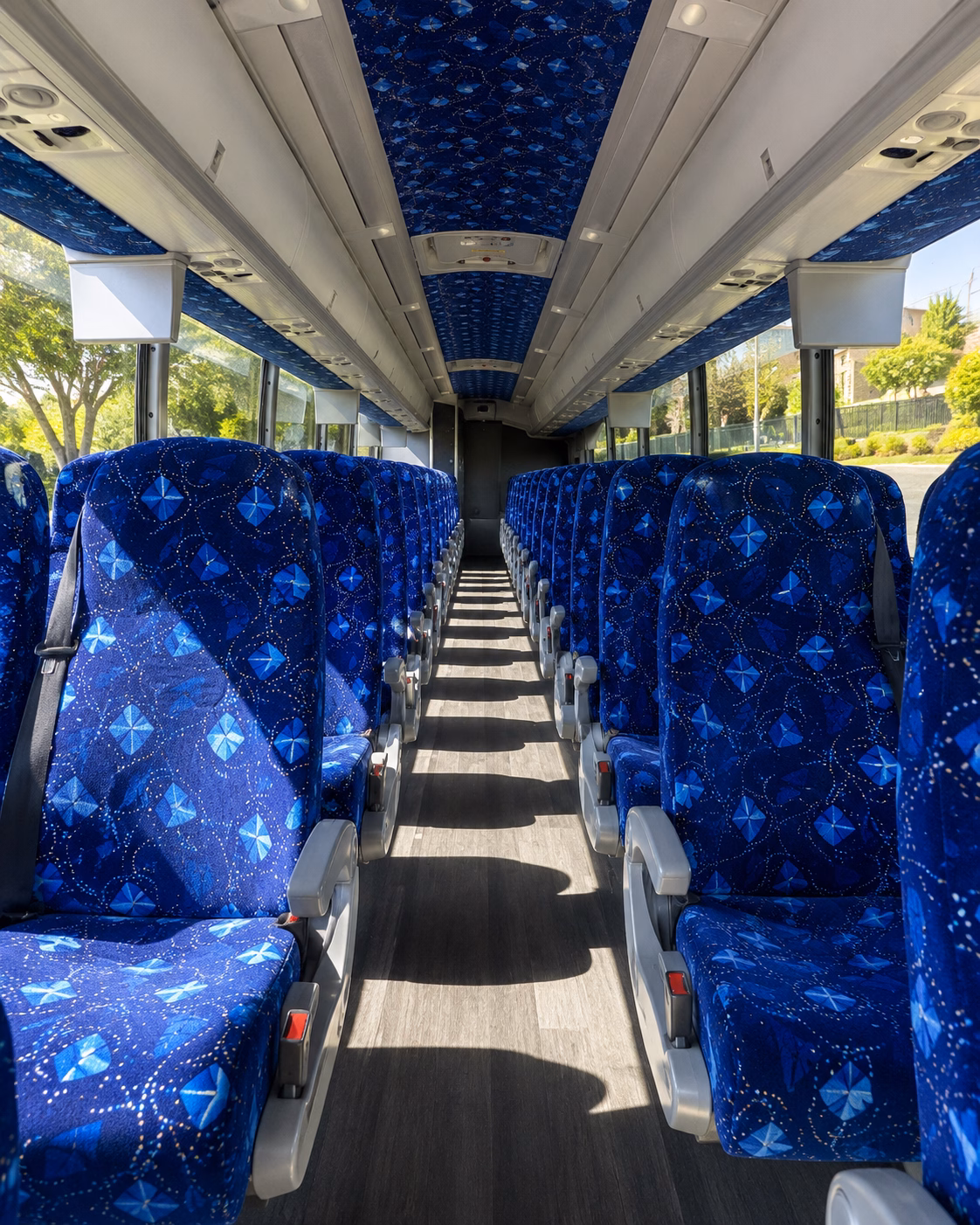 riverside charter bus interior