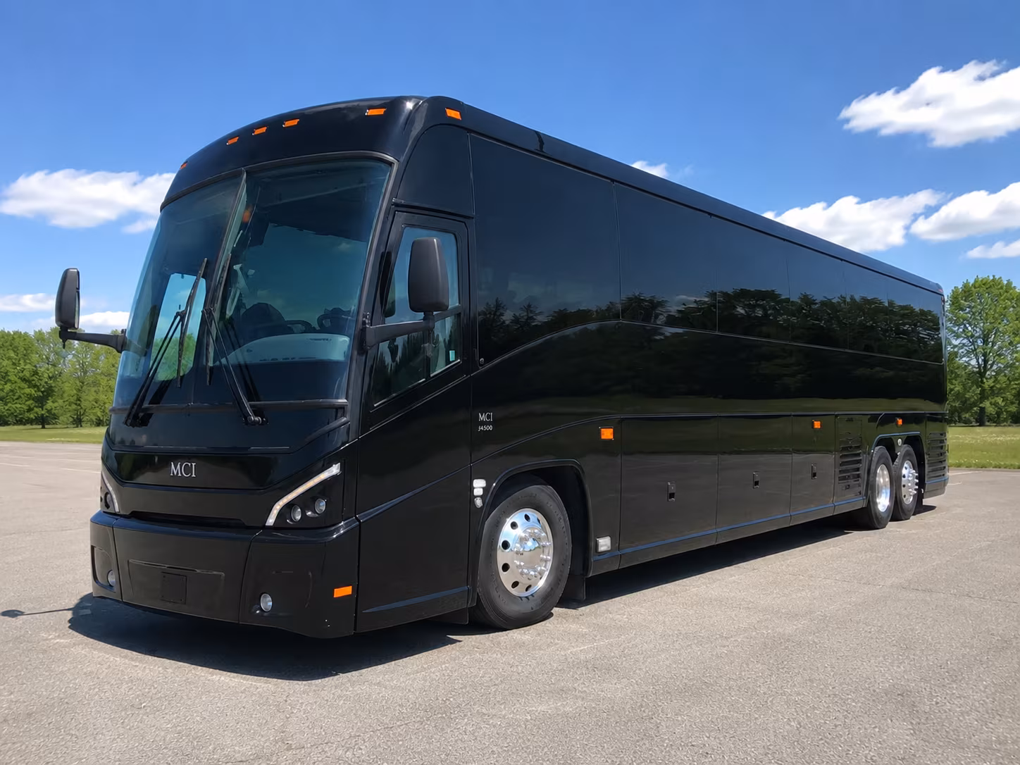 riverside charter bus services exterior