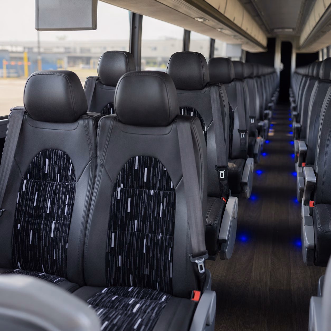 riverside employee transportation onboard seating